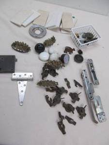 lot 96 image: knobs, handles, tiles, and more