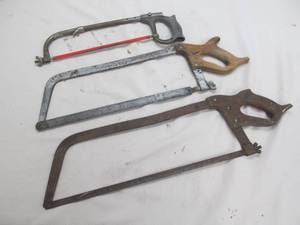 lot 168 image: Vintage Meek saws
