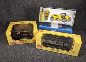 lot 424 image: Lot of 3 Mac Tools Racing Adult Collectable Vehicles