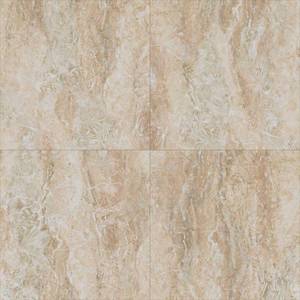 90 SF UltraCeramic Castelli Beige 18 x 18 LVT Flooring - Glue Down Vinyl Tile