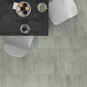 108 SF UltraCeramic Finestone Natural Pewter 12 x 24 LVT Flooring - Glue Down Vinyl Tile