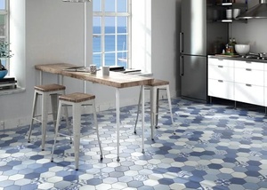 130 SF Azuliber Cursa Azul Porcelain Floor Tile
