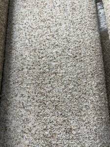 12 x 153 (183 SF) Dixie Home Stainmaster Nice Side Whisper Bluff Carpet Remnant