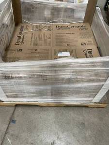 408 SF Duraceramic Renais Tan 16 x 16 LVT Flooring - Glue Down Vinyl Tile