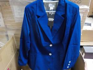 lot 48 image: Monroe and Main blue jacket womens...