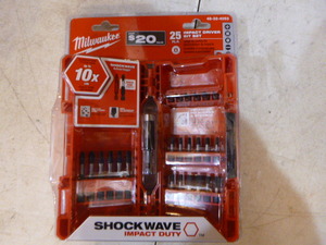 Milwaukee 25 Piece Impact Driver Bit Set