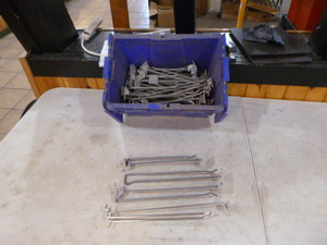 Tote of Peg Board Hooks