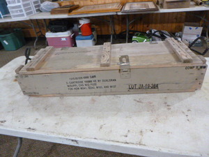 Wooden Ammo Box