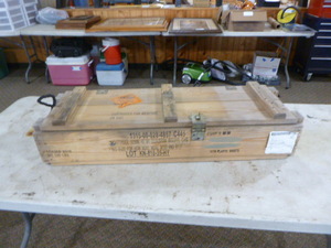 Wooden Ammo Box