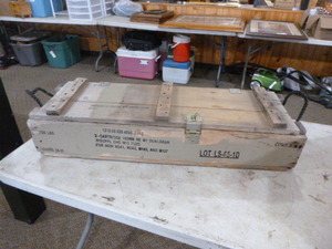Wooden Ammo Box