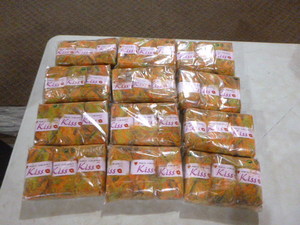 12 Packs of Red Heart Kiss Yarn