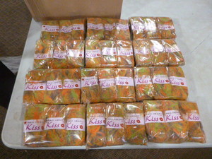 12 Packs of Red Heart Kiss Yarn