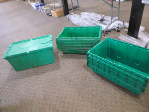 3 Attached Lid Containers