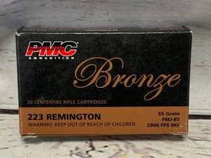 20 Rounds .223 Ballistic Tip Ammo Ammunition