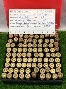 100 Rounds 9mm 115gr Remanufactured Ammo Ammunition