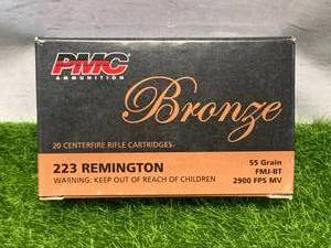 20 Rounds .223 Ballistic Tip Ammo Ammunition