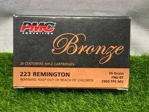 20 Rounds .223 Ballistic Tip Ammo Ammunition