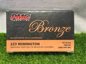 20 Rounds .223 Ballistic Tip Ammo Ammunition