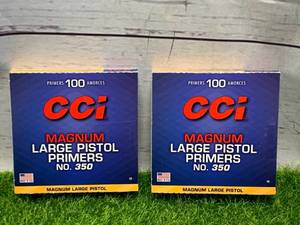 200 Large Magnum Pistol Primers #350