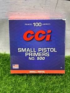 100 Count Small Pistol Primers #500