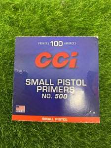 100 Count Small Pistol Primers #500
