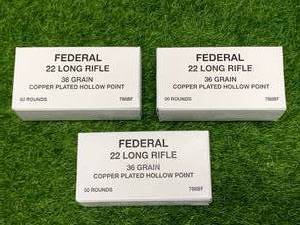 150 Rounds .22 Hollow Point Ammo Ammunition