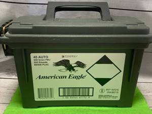 300 Rounds .45 Auto with Ammo Box