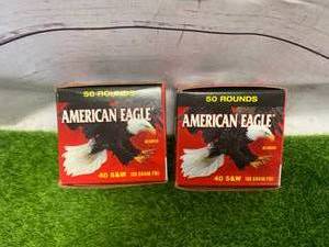 100 Rounds .40 sw Ammo Ammunition