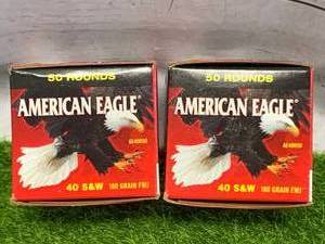 100 Rounds .40 sw Ammo Ammunition