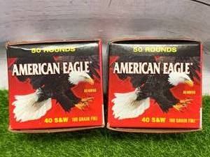 100 Rounds .40 sw Ammo Ammunition