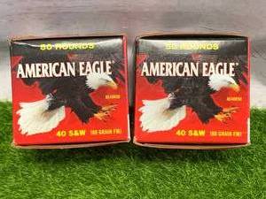 100 Rounds .40 sw Ammo Ammunition