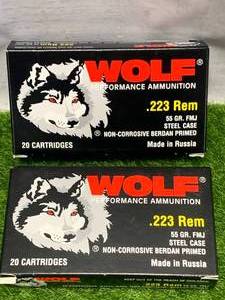 40 Rounds .223 Ammo Ammunition