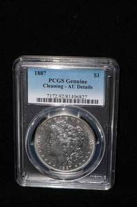 1887-P Morgan Silver Dollar - PCGS AU Details