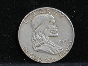 Franklin Half Dollar Novelty Hobo Coin