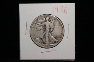 1936-P Walking Liberty Silver Half Dollar