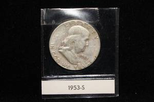 1953-S Franklin Silver Half Dollar