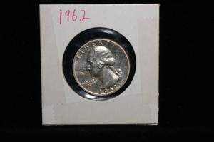 1962-P Washington Silver Quarter
