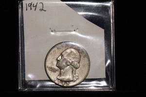 1942-P Washington Silver Quarter