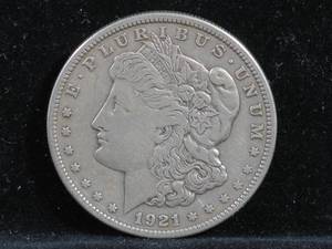 1921-P Morgan Silver Dollar