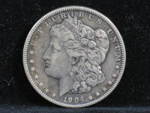1904-P Morgan Silver Dollar