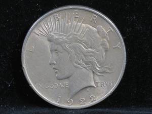 1922-P Peace Silver Dollar