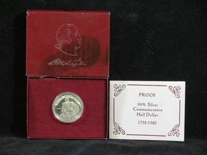 1982 George Washington Proof Silver Commemorative Half Dollar