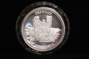 Johnson Mathey 1 Ounce Silver Coin - Freedom of Assembly