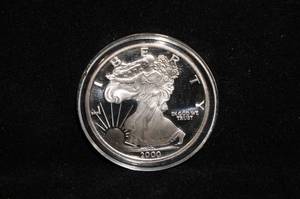 1 Ounce Silver Coin - Silver Eagle Design