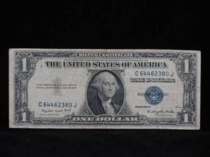 1935-G Blue Seal $1 Silver Certificate