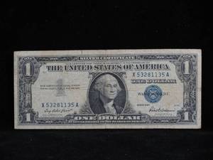 1957 Blue Seal $1 Silver Certificate