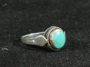 Sterling Silver Ring with Turquoise Stone