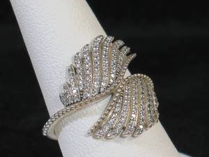 Pandora Designer Sterling Silver Ring - Majestic Feathers