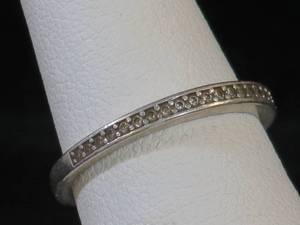 Sterling Silver Ladies Wedding Band