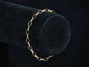 10K Yellow Gold Ladies Link Bracelet